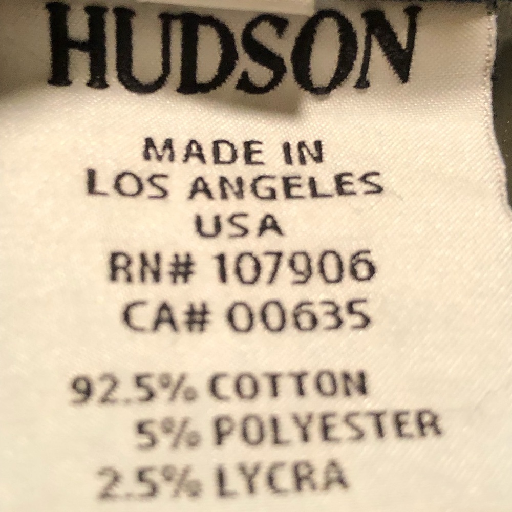 Hudson niko mid rise super skinny jeans 31 - Picture 9 of 10